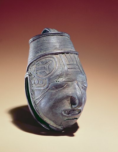 Bel van de westkust van Mexico, Late Postklassieke Periode, c.1200-1550 AD door Mesoamerican